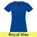 Sol's Imperial V Women-V-Neck -T-shirt 02941 190 g-os női V nyakú póló SO02941 royal blue